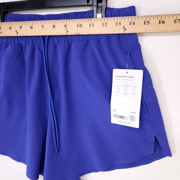 Athleta Crossroads Shorts Women Size Small Purple Drawstring Pockets Athleisure - Picture 4 of 12